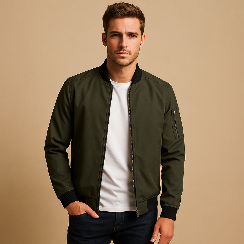 Water-Repellent Jacket with Timeless Cut