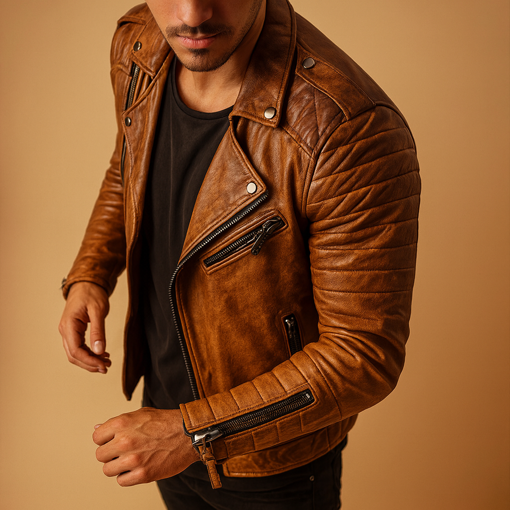 Waterproof Biker Jacket with Soft Lining