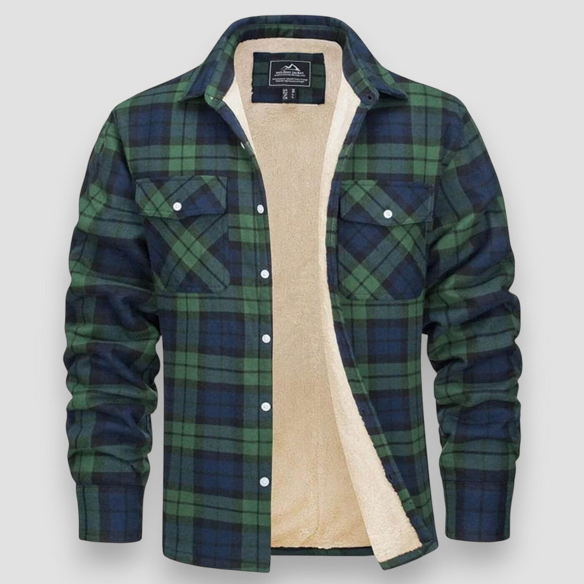 Axel™ | Casual Checked Shirt Jacket