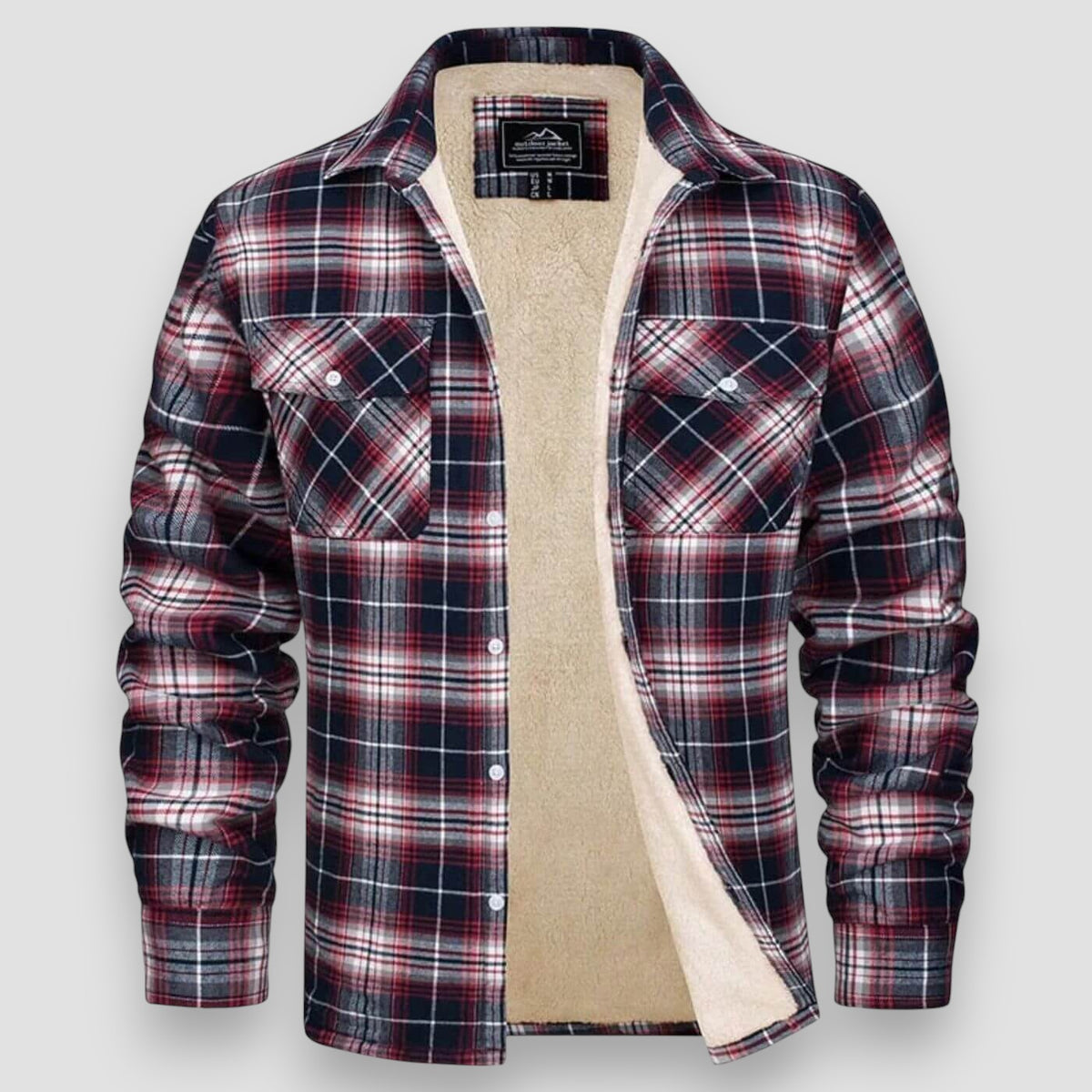 Axel™ | Casual Checked Shirt Jacket
