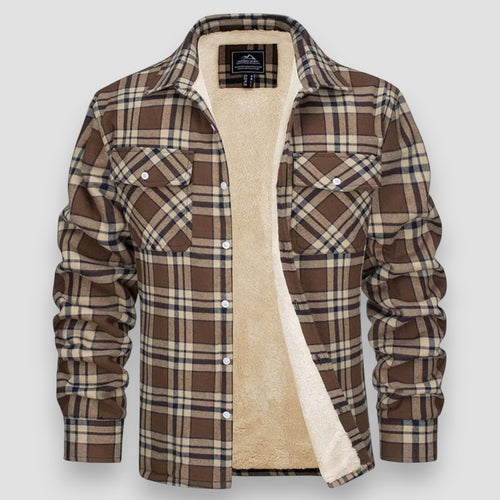 Axel™ | Casual Checked Shirt Jacket