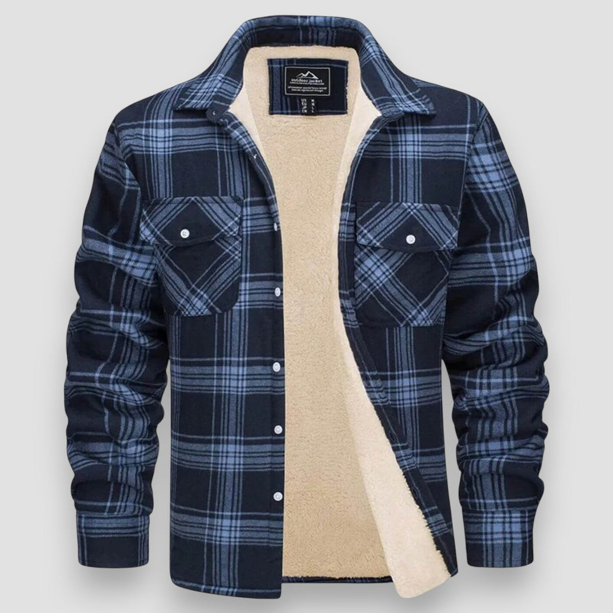 Axel™ | Casual Checked Shirt Jacket