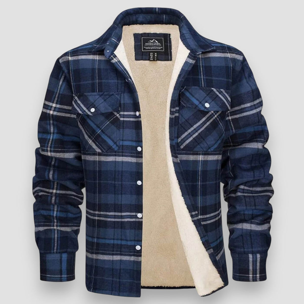 Axel™ | Casual Checked Shirt Jacket