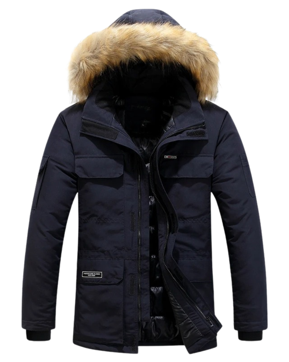 Willem | Men's Fur-Collar Fleece-Lined Winter Jacket