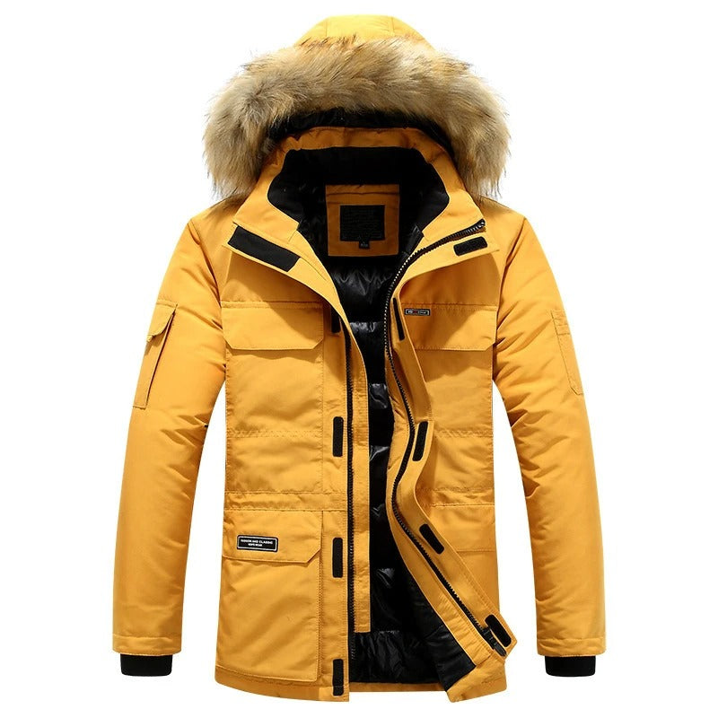 Willem | Men's Fur-Collar Fleece-Lined Winter Jacket