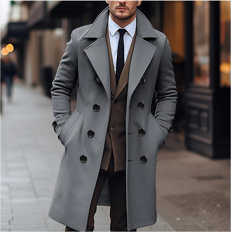 Willem | Men's Classic Lapel Trench Coat