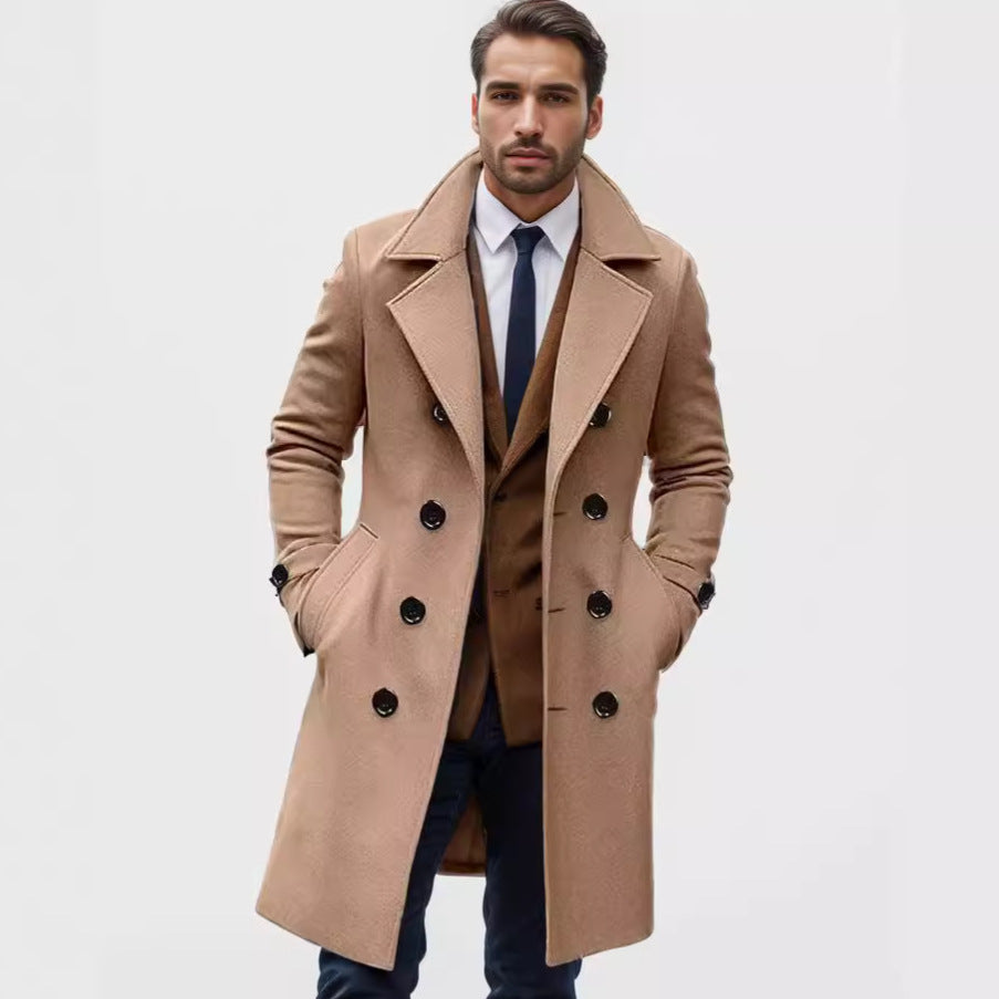 Willem | Men's Classic Lapel Trench Coat