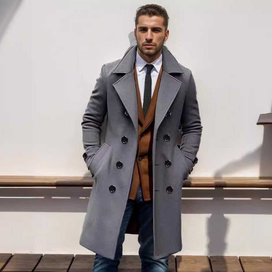Willem | Men's Classic Lapel Trench Coat