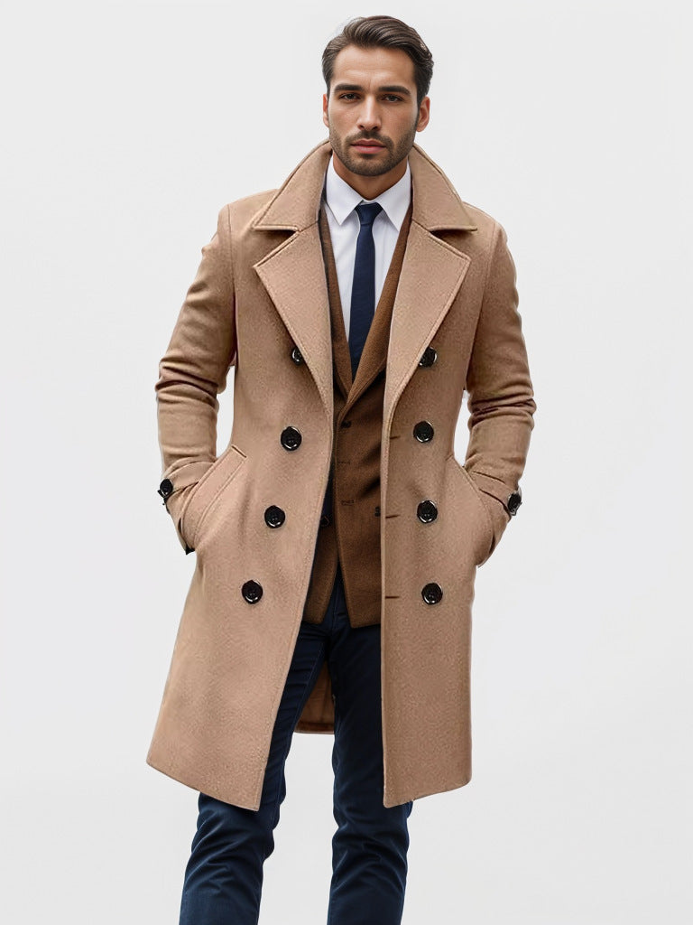 Willem | Men's Classic Lapel Trench Coat