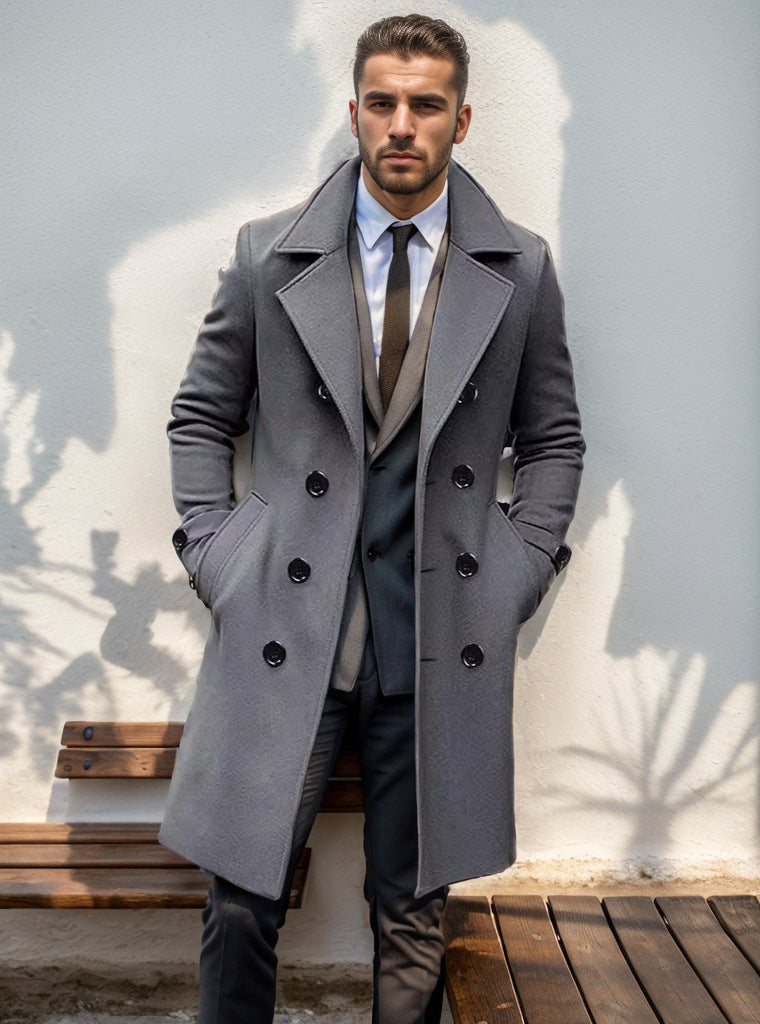 Willem | Men's Classic Lapel Trench Coat