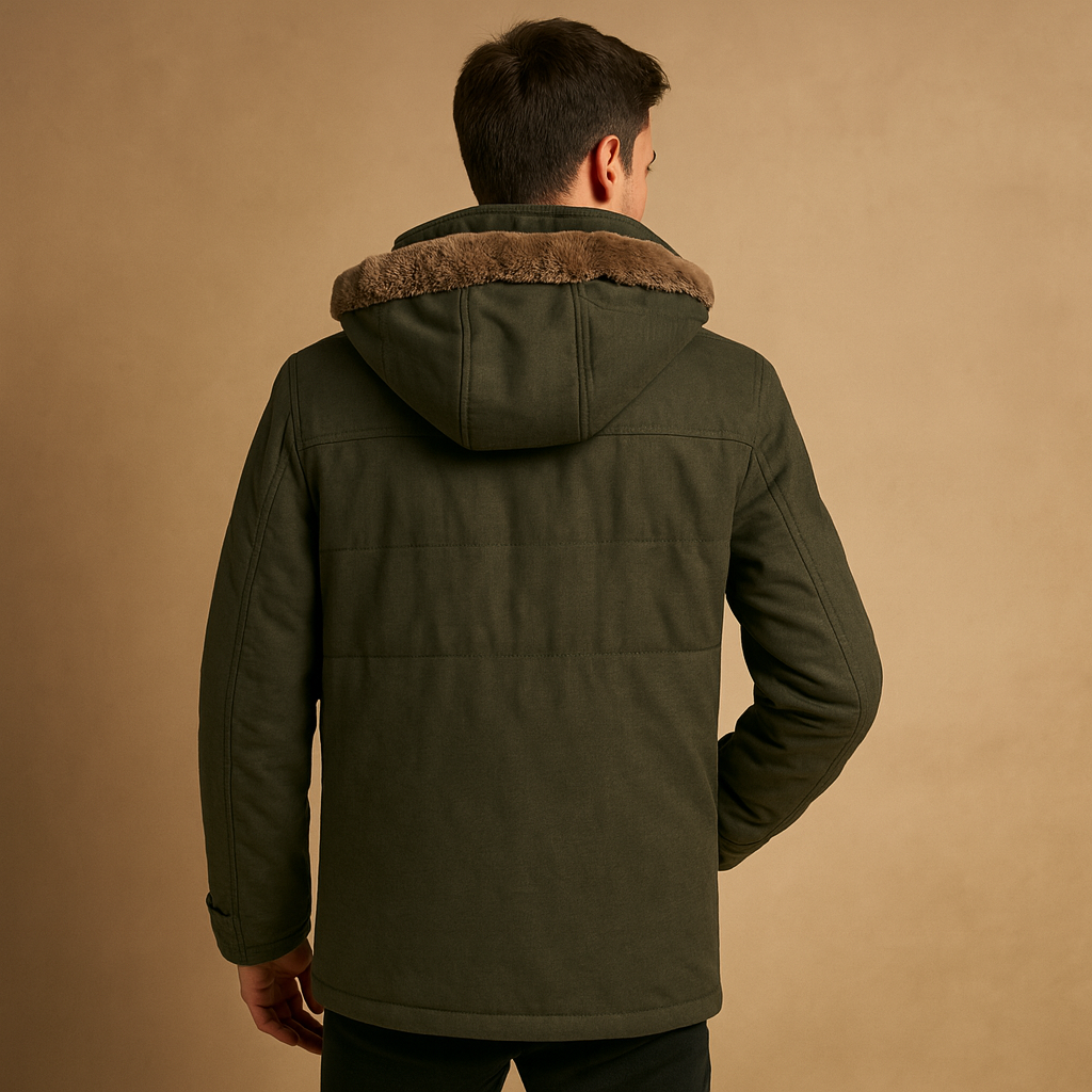Hooded Winter Coat with Thick Lining